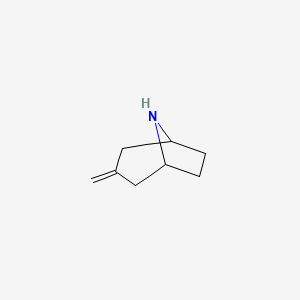 molecular formula C8H13N B1457092 3-Methylidene-8-azabicyclo[3.2.1]octane CAS No. 1688730-50-8