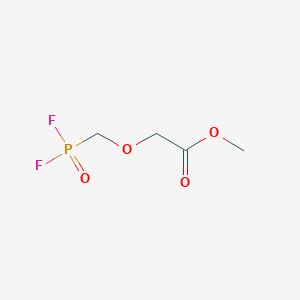 molecular formula C4H7F2O4P B14570950 Methyl [(difluorophosphoryl)methoxy]acetate CAS No. 61368-81-8