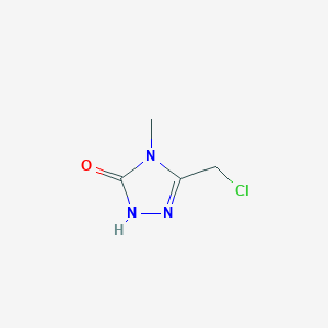 3-(Chloromethyl)-4-methyl-1H-1,2,4-triazol-5(4H)-one
