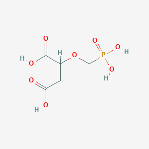 molecular formula C5H9O8P B14570977 2-(Phosphonomethoxy)butanedioic acid CAS No. 61743-23-5