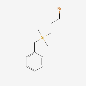 molecular formula C12H19BrSi B14571025 Benzyl(3-bromopropyl)dimethylsilane CAS No. 61676-46-8