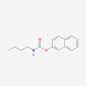 molecular formula C15H17NO2 B14571044 Naphthalen-2-yl butylcarbamate CAS No. 61382-91-0