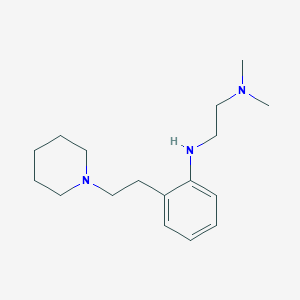 molecular formula C17H29N3 B14571049 N~1~,N~1~-Dimethyl-N~2~-{2-[2-(piperidin-1-yl)ethyl]phenyl}ethane-1,2-diamine CAS No. 61330-15-2