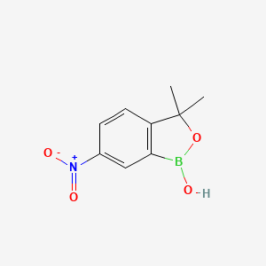3,3-dimethyl-6-nitrobenzo[c][1,2]oxaborol-1(3H)-ol