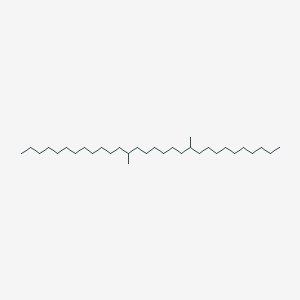 molecular formula C32H66 B14571136 11,18-Dimethyltriacontane CAS No. 61358-32-5