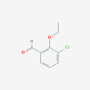molecular formula C9H9ClO2 B1457126 3-Chloro-2-ethoxybenzaldehyde CAS No. 709649-70-7