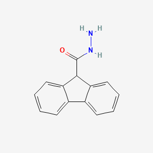 molecular formula C14H12N2O B14571327 9H-fluorene-9-carbohydrazide CAS No. 61258-68-2