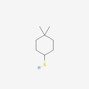 molecular formula C8H16S B1457134 4,4-Dimethylcyclohexane-1-thiol CAS No. 1343854-36-3