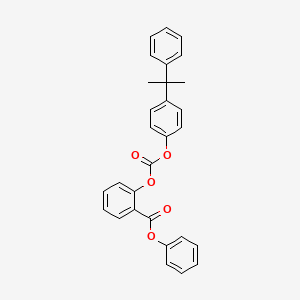 Phenyl 2-(((4-(2-phenylpropan-2-yl)phenoxy)carbonyl)oxy)benzoate