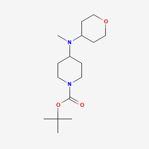 molecular formula C16H30N2O3 B1457142 Tert-butyl 4-[methyl(tetrahydropyran-4-YL)amino]piperidine-1-carboxylate CAS No. 1232060-12-6