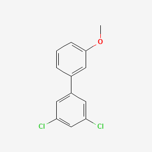 molecular formula C13H10Cl2O B1457152 1,3-Dichloro-5-(3-methoxyphenyl)benzene CAS No. 1375068-81-7