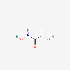molecular formula C3H7NO3 B14571544 (2S)-N,2-dihydroxypropanamide CAS No. 61494-41-5