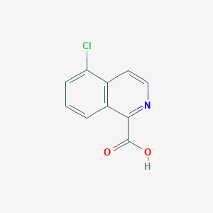 molecular formula C10H6ClNO2 B1457158 5-Chloroisoquinoline-1-carboxylic acid CAS No. 1179149-33-7