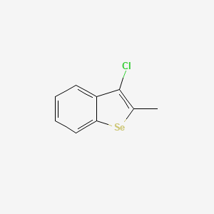 molecular formula C9H7ClSe B14571585 3-Chloro-2-methyl-1-benzoselenophene CAS No. 61366-57-2