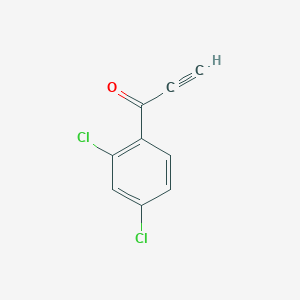 molecular formula C9H4Cl2O B1457168 1-(2,4-Dichlorophenyl)prop-2-yn-1-one CAS No. 452922-41-7