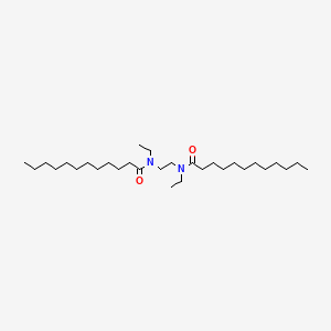 molecular formula C30H60N2O2 B14571727 N,N'-(Ethane-1,2-diyl)bis(N-ethyldodecanamide) CAS No. 61797-50-0