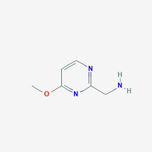 molecular formula C6H9N3O B1457186 (4-甲氧基嘧啶-2-基)甲胺 CAS No. 909563-18-4