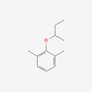 molecular formula C12H18O B14571904 2-[(Butan-2-yl)oxy]-1,3-dimethylbenzene CAS No. 61248-64-4