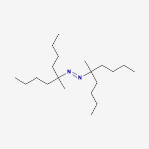 molecular formula C20H42N2 B14571908 (E)-Bis(5-methylnonan-5-yl)diazene CAS No. 61355-30-4