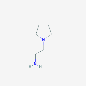 molecular formula C6H14N2 B145720 1-(2-Aminoethyl)pyrrolidine CAS No. 7154-73-6