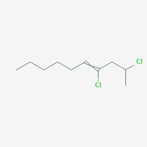 molecular formula C10H18Cl2 B14572004 2,4-Dichlorodec-4-ene CAS No. 61700-02-5