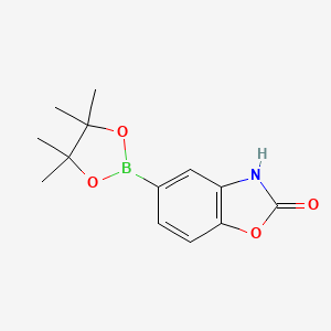 5-(4,4,5,5-Tetramethyl-1,3,2-dioxaborolan-2-YL)benzo[D]oxazol-2(3H)-one
