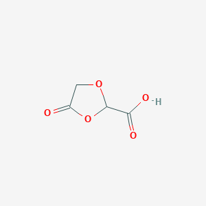 molecular formula C4H4O5 B14572065 4-Oxo-1,3-dioxolane-2-carboxylic acid CAS No. 61799-60-8