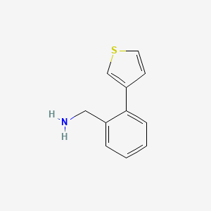 (2-(Thiophen-3-yl)phenyl)methanamine