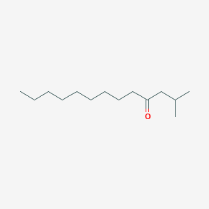 molecular formula C14H28O B14572107 2-Methyltridecan-4-one CAS No. 61549-00-6