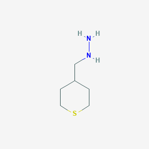 Hydrazine, [(tetrahydro-2H-thiopyran-4-yl)methyl]-