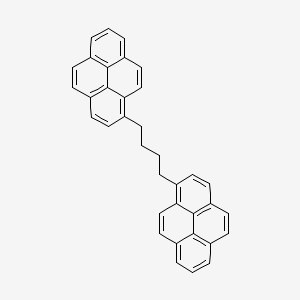 molecular formula C36H26 B14572206 1,1'-(Butane-1,4-diyl)dipyrene CAS No. 61549-25-5