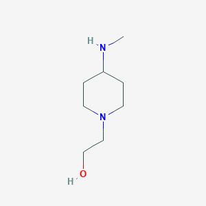 molecular formula C8H18N2O B1457221 2-[4-(Methylamino)piperidin-1-yl]ethan-1-ol CAS No. 1183836-67-0