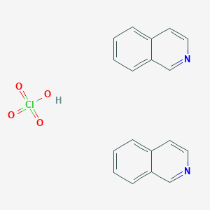 molecular formula C18H15ClN2O4 B14572270 Perchloric acid--isoquinoline (1/2) CAS No. 61568-96-5