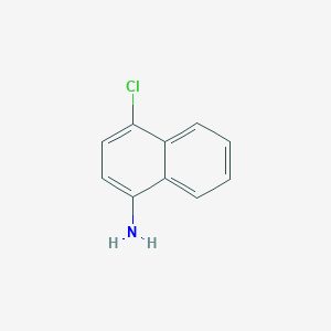 molecular formula C10H8ClN B145723 1-Amino-4-chloronaphthalene CAS No. 4684-12-2