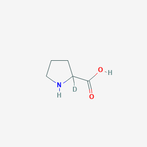 molecular formula C5H9NO2 B1457234 DL-Proline-2-d1 CAS No. 282729-06-0