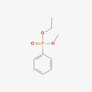 molecular formula C9H13O3P B14572347 Ethyl methyl phenylphosphonate CAS No. 61733-60-6