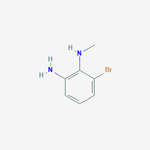 molecular formula C7H9BrN2 B1457235 6-Bromo-N1-methylbenzene-1,2-diamine CAS No. 1150102-47-8