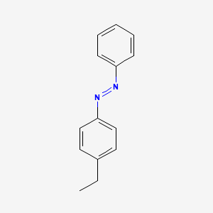 molecular formula C14H14N2 B14572392 (e)-1-(4-Ethylphenyl)-2-phenyldiazene CAS No. 61653-37-0