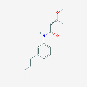 molecular formula C15H21NO2 B14572526 N-(3-Butylphenyl)-3-methoxybut-2-enamide CAS No. 61578-99-2