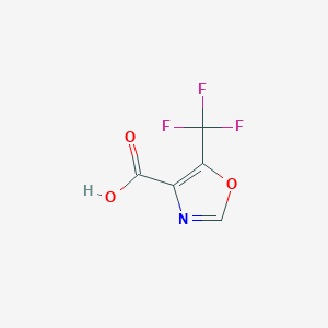 molecular formula C5H2F3NO3 B1457258 5-(Trifluoromethyl)-1,3-oxazole-4-carboxylic acid CAS No. 1432678-50-6