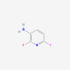 molecular formula C5H4FIN2 B1457263 2-Fluoro-6-iodopyridin-3-amine CAS No. 1422443-52-4