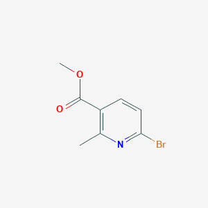 molecular formula C8H8BrNO2 B1457264 Methyl 6-bromo-2-methylpyridine-3-carboxylate CAS No. 1227562-32-4