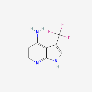 3-(Trifluoromethyl)-1H-pyrrolo[2,3-B]pyridin-4-amine