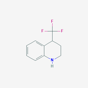 molecular formula C10H10F3N B1457268 4-(Trifluoromethyl)-1,2,3,4-tetrahydroquinoline CAS No. 1423030-95-8
