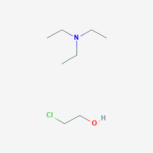 molecular formula C8H20ClNO B14572691 2-chloroethanol;N,N-diethylethanamine CAS No. 61699-98-7