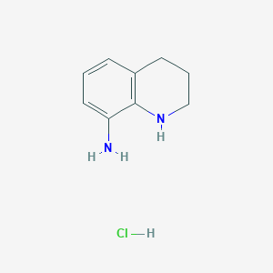 molecular formula C9H13ClN2 B1457270 1,2,3,4-Tetrahydroquinolin-8-amine hydrochloride CAS No. 54489-65-5