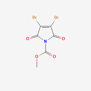 Methyl 3,4-dibromo-2,5-dioxo-2,5-dihydro-1H-pyrrole-1-carboxylate