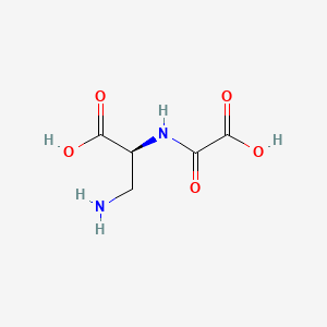 molecular formula C5H8N2O5 B14572740 3-Amino-N-(carboxycarbonyl)-L-alanine CAS No. 61277-72-3