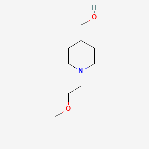 molecular formula C10H21NO2 B1457282 (1-(2-Ethoxyethyl)piperidin-4-yl)methanol CAS No. 1249107-38-7