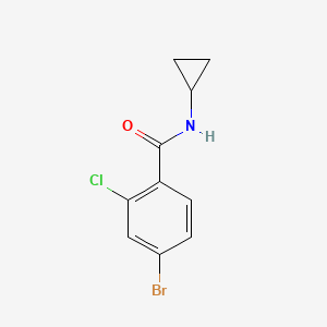 4-bromo-2-chloro-N-cyclopropylbenzamide